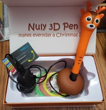Nuly 3D Pen, Intelligent 3D Printing Pen with Voice Prompt, USB Powered, Speed