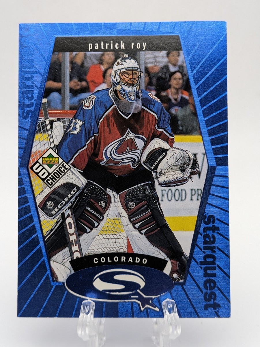 💥 1998-99 UD Choice StarQuest Blue Patrick Roy #SQ3 Colorado