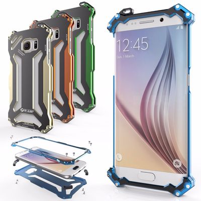 R-Just Full Metal Aluminum Bumper Back Cover Case for Samsung