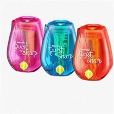 Colorful Twist-N-Sharp Pencil Sharpener Set - Easy Tray, Ki