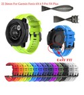 Silicone Wristband Easy Fit For Garmin Fenix 7X 7 6X 6 Pro 5X Plus Band Strap