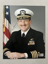 Frederick Hauck autographed signed 8x10 photo Beckett BAS COA NASA STS-7 51A 26