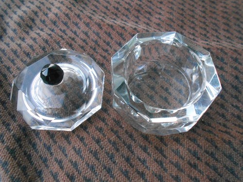 5 small glass ceramic trinket bowls dishes