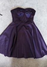 West One size 8 purple Strapless Short Party Dress 