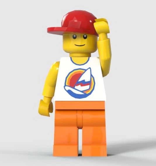 Lego Minifigure Boy / Girl (from retired set Mindstorms NXT education 2006-2012) - Image 3 of 4