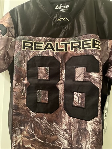Youth Boys Realtree Earthletics 30th Anniversary Football Jersey Camo Size M - Picture 6 of 20