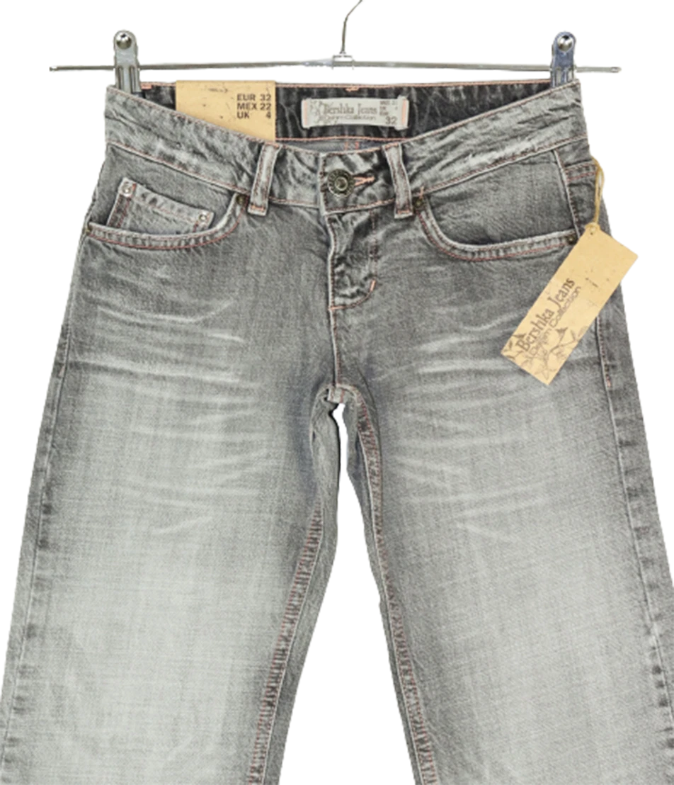 Bershka Grey Bootcut Kick Flare Womans Jeans EUR 32, UK 4, 22, 36 | eBay