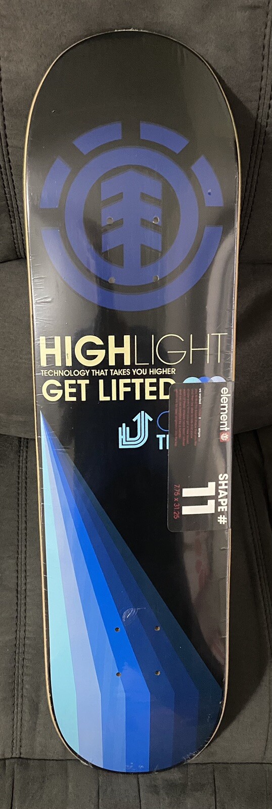 Element Highlight Get Lifted 7.75 x 31.25 Skateboard Deck RARE NIS