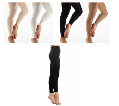 Dance Tights Convertible- Footed - Footless- Stirrup Ballet Tights for Women - Picture 9 of 45