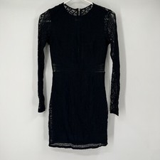 Privy Womens M Bodycon LS Sheer Lace Dress Gothic Fairygoth Fairy Punk Witchy