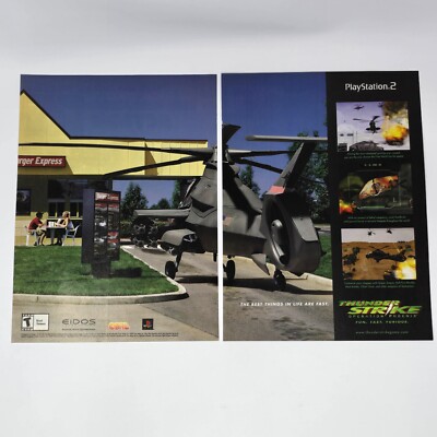 Thunder Strike Operation Phoenix PS2 Best Things Print Ad/Poster Promo Art
