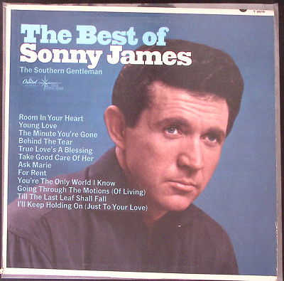 SONNY JAMES THE BEST OF SONNY JAMES CAPITOL RECORDS  VINYL LP 145-32W