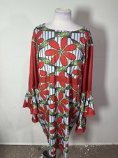 Women’s Red Color Long Sleeve Dress Size 2XL