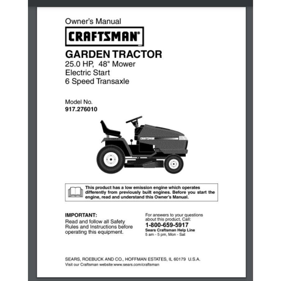 Craftsman Garden Tractor Parts Fasci Garden