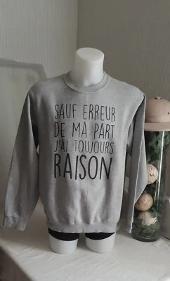 Sweat gris mixte "BC collection" taille XL - Photo 1/4