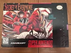 Secret of Evermore (Super Nintendo Entertainment System, 1995) w/ Players Guide