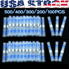 500PCS Waterproof Solder Heat Shrink Seal Sleeve Wire Butt Splice Connectors Kit