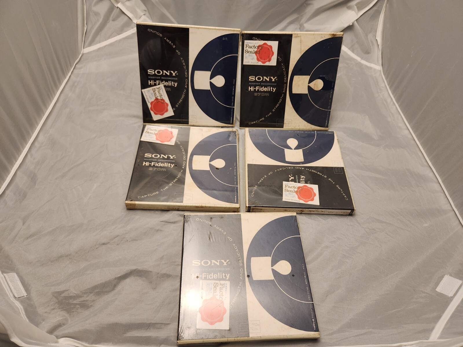 Originial Factory Sealed Open Reel Tape Sony HF-370 [Japan Import]