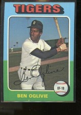 1975 TOPPS #344 BEN OGLIVIE TIGERS NM/MT  E013777