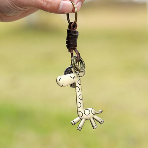 Keychain Keys Ring Animal Giraffe Suspension Pendant Key Ring Key Chain - Picture 1 of 5