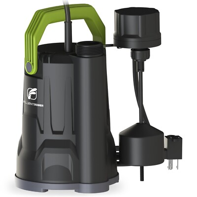 #ad FLUENTPOWER 3 4HP 30000GPH Submersible Sump Pump with Vertical Float Switch $59.99