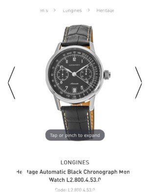 longines watch men automatic