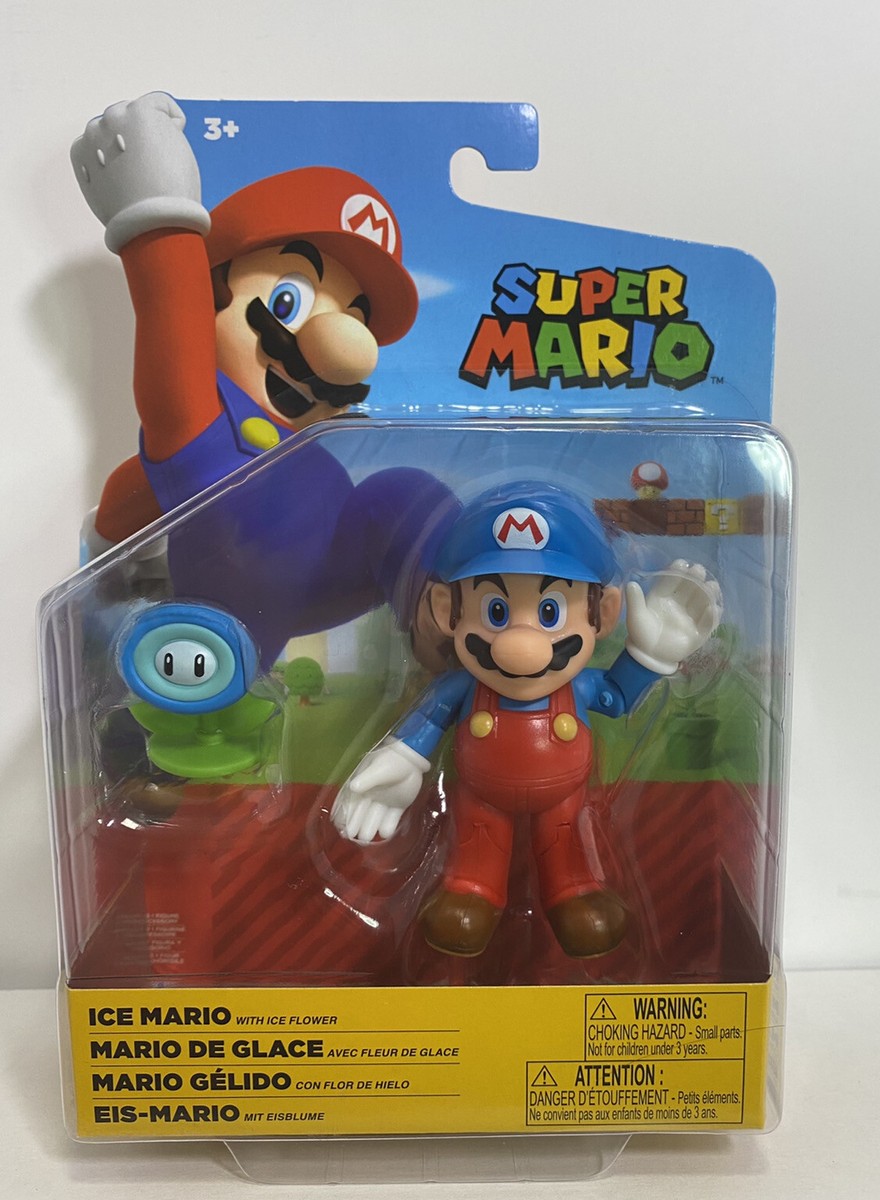2021 JAKKS Pacific World of Nintendo Action Figure: ICE MARIO (w