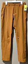 All In Motion Men's Warm Brown Tech Travel Chino Pants Trousers -- Size 32 x 32