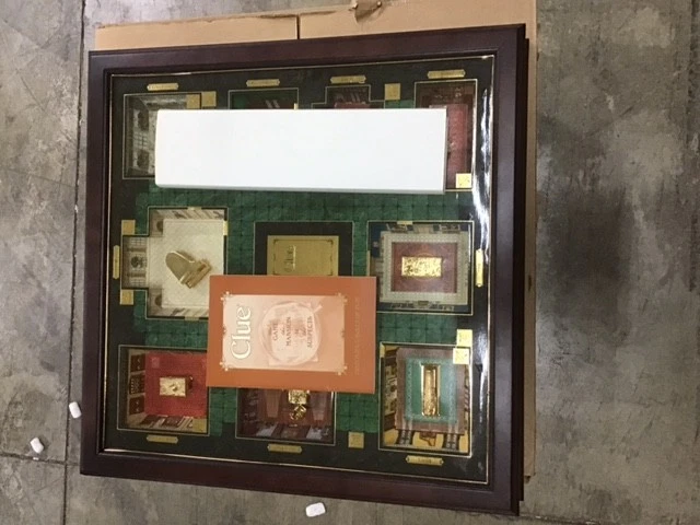1991 年富兰克林铸币厂 CLUE 棋盘游戏老式游戏木制全新旧货 — 第 2/4 张图片