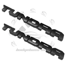 For 2014-2025 TUNDRA OVERLAY KIT LETTER EMBLEM SIDE DOOR FENDER BLACKOUT BLACK