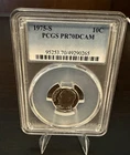 1975-S Roosevelt Dime PCGS PR70DCAM Proof San Francisco