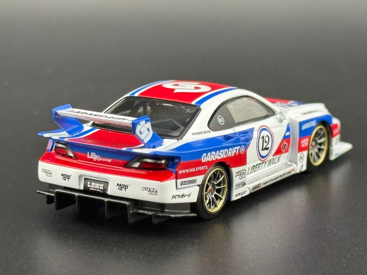 Mini GT Nissan LB-Super Silhouette S15 SILVIA GARASIDRIFT x LBWK