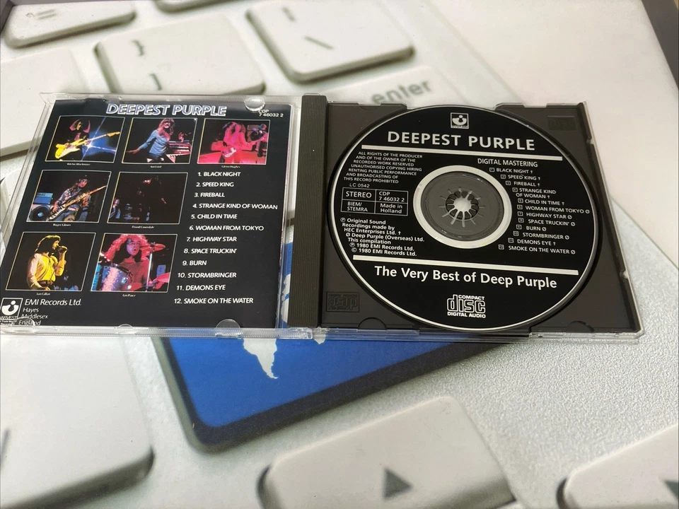 CD  DEEP PURPLE - DEEPEST PURPLE - The Very Best of Deep Purple - Bild 2 von 3