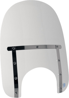 MEMPHIS SHADES Memphis Slim Windshield - 17'' - 9'' Headlight Cut - Clear MEM4220