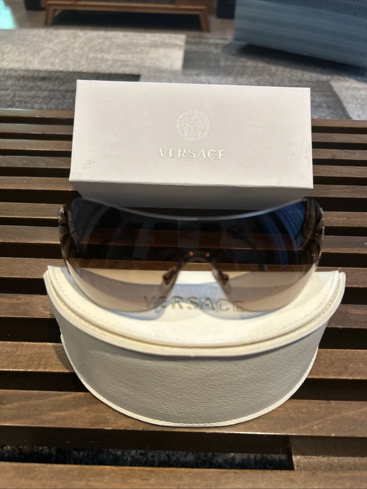 VERSACE Authentic MOD 4158 461/12 Sunglasses W Tortoise/Gold Frame - Image 3 of 4