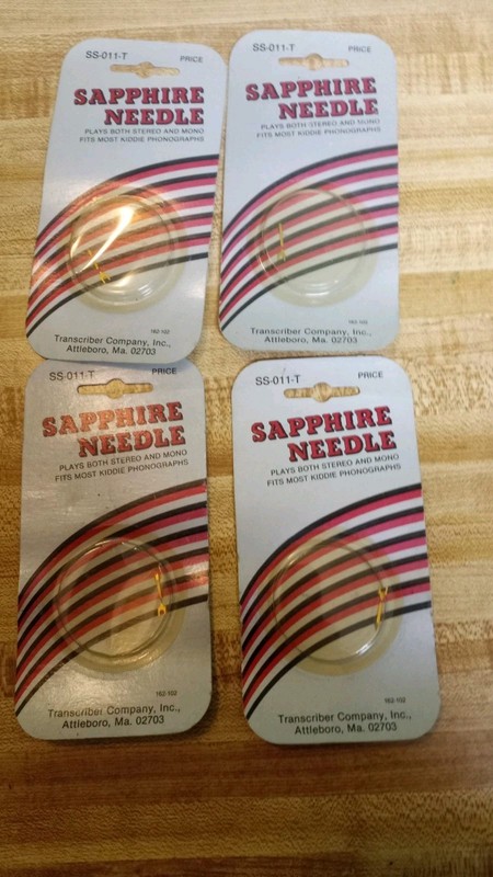 Sapphire Needles Stereo/Mono SS-011T Lot Of 4
