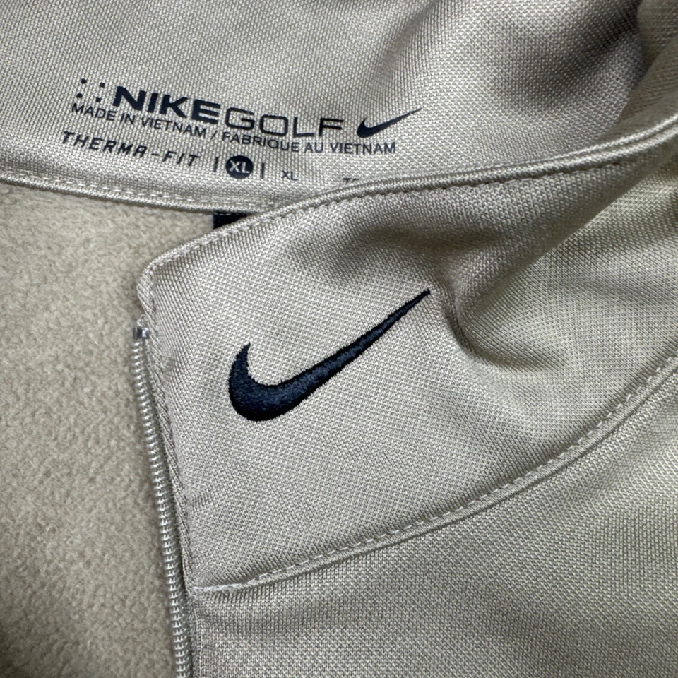 TPC Scottsdale Nike Golf 1/4 Cremallera Pullover Polar Ajuste Térmico Tostado Khahi Para Hombres XL Foto 4 de 4