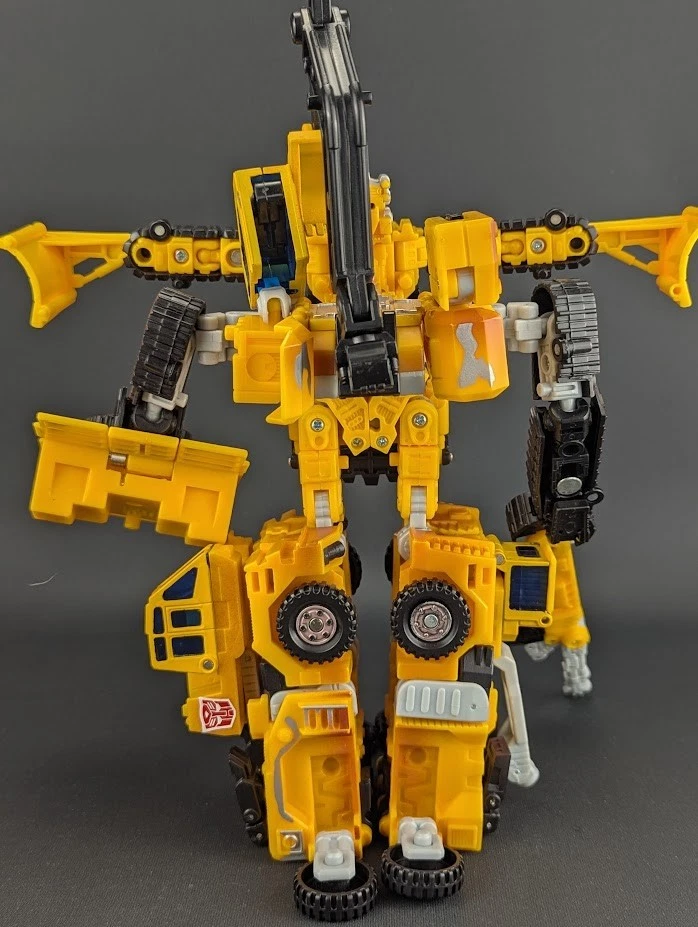 Transformers Robots In Disguise Yellow Landfill complete Hasbro RID 2001 - Image 3 of 4