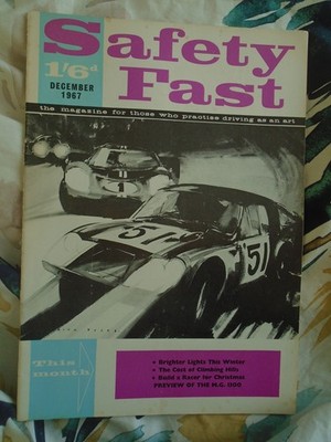 Safety Fast Dec 1967 MG 1300