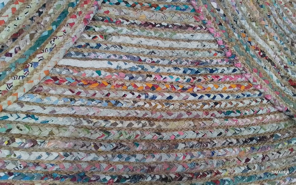 BEIGE / MULTI 7'-6" x 9'-6" Back Stain Rug, Reduced Price 1172790331 CAP202B-8OV - Image 3 of 4