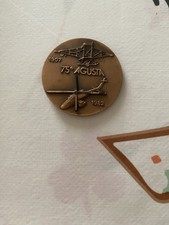 Medaglia commemorativa 75° Agusta (1907-1982) – elicotteri – aviazione storica*