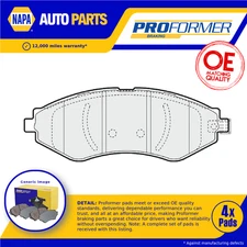Brake Pads Set fits DAEWOO LACETTI KLAN 1.6 Front 2004 on Proformer Quality
