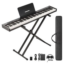 Electric Keyboard Piano 88 Key, Portable Full Size Digital Piano for Beginners
