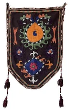 OLD  UZBEK   LAKAI SILK EMBROIDERY