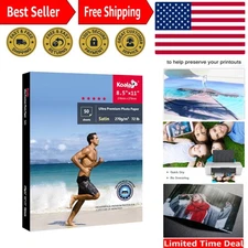 50 Sheets of Koala Ultra  Satin Photo Paper 8.5x11 - Perfect for Prints
