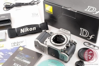 NoShip2US[ 6807 shots MINT in Box ]Nikon Df Silver 16.2 PM DSLR Camera Body Ck08