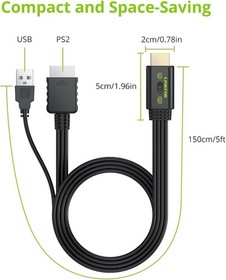 PS2 Converter with Aspect Ratio Switch