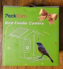 PeckCam® Bird Feeder with Camera Solar Powered, AI Identify and Auto Capture,