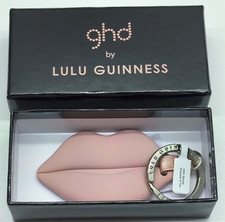 Lulu Guinness GHD mirrored lip pink keyring new & boxed