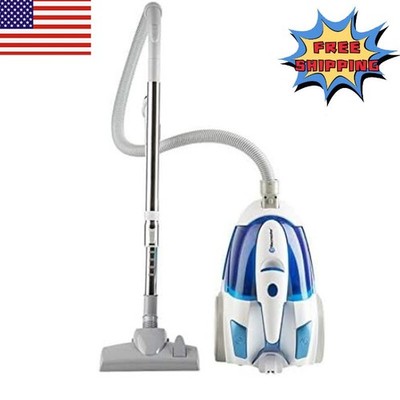 Bagless Compact Canister Vacuum Cleaner Pet Powerful Portable Floor Pet Hair Vac